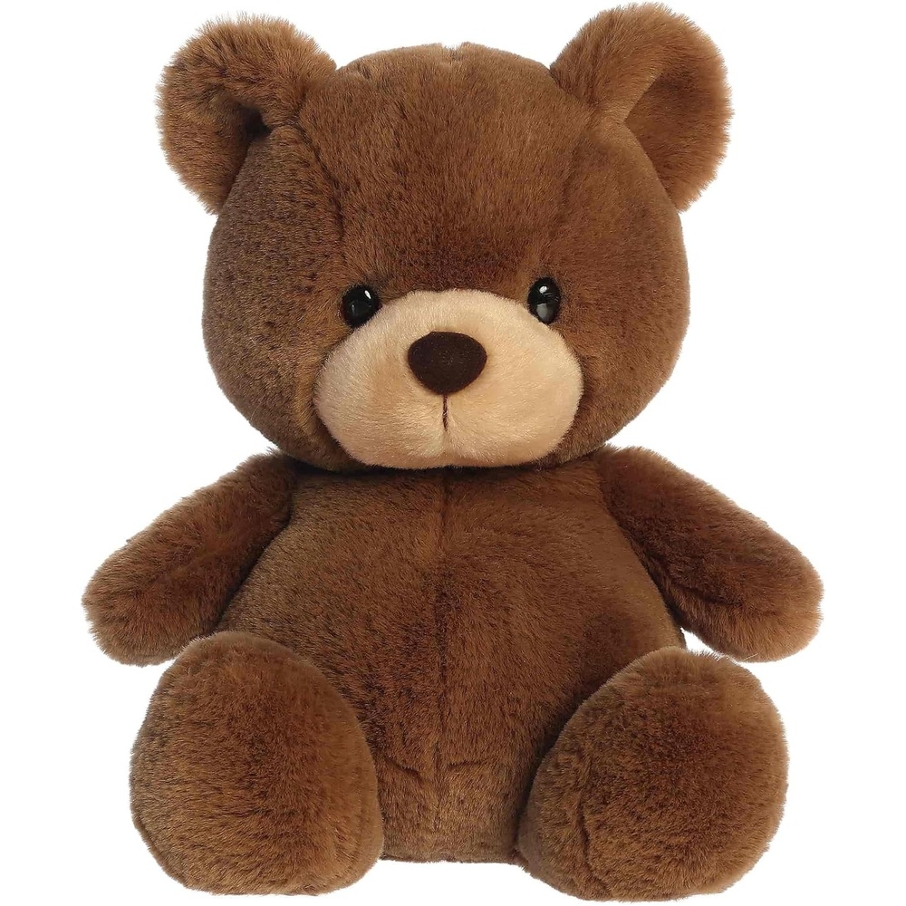 image:imageAurora Snuggly Dumplin Bear Stuffed Animal  Comforting Companions for Imaginative Play  Perfect for Kids Adults Birthdays and Anniversaries  Brown 85 Inches