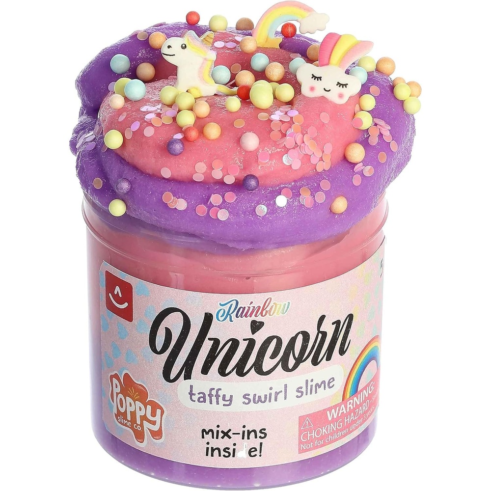 image:imageAurora Toys  Poppy Slime Co  Unicorn Rainbow Slime