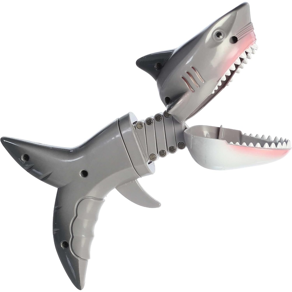 image:imageAurora Toys Engaging Shark Grabber Toy  Endless Fun  ScreenFree Entertainment  Grey 8 Inches