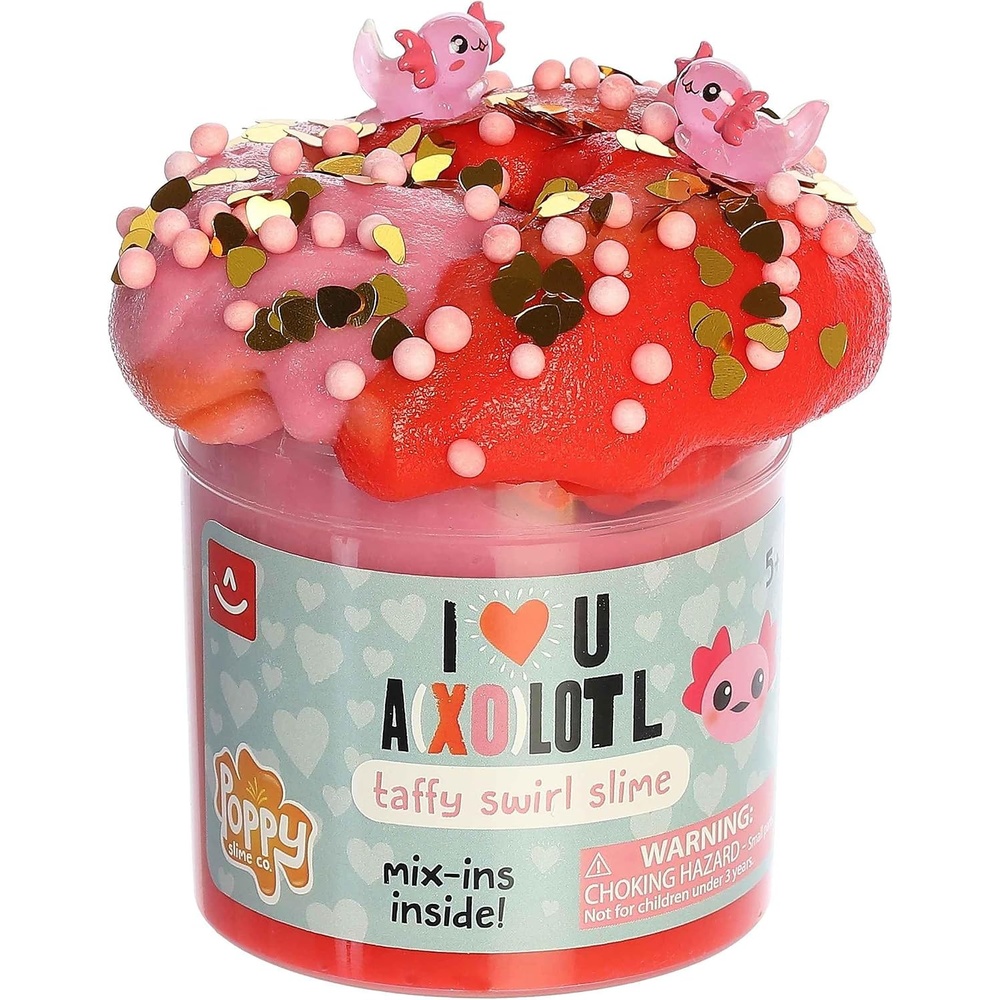 image:imageAurora Toys Gooey Poppy Slime Co I U Axolotl Slime Toy  Sensory Play for Fun Playdates  for Kids 5 Years Adults and Parents  Pink 113 oz