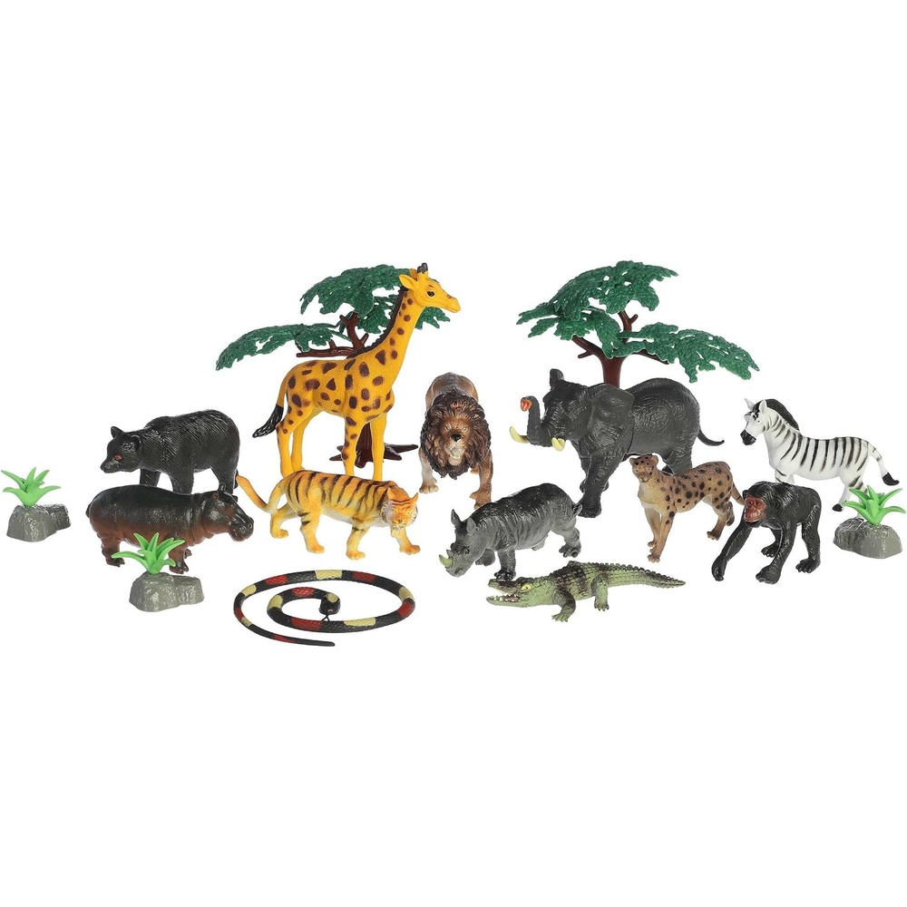 image:imageAurora Toys Timeless Habitat Animals of The Wild Play Set Toy  Imaginative Play  Unplugged Play  Multicolor 6 Inches