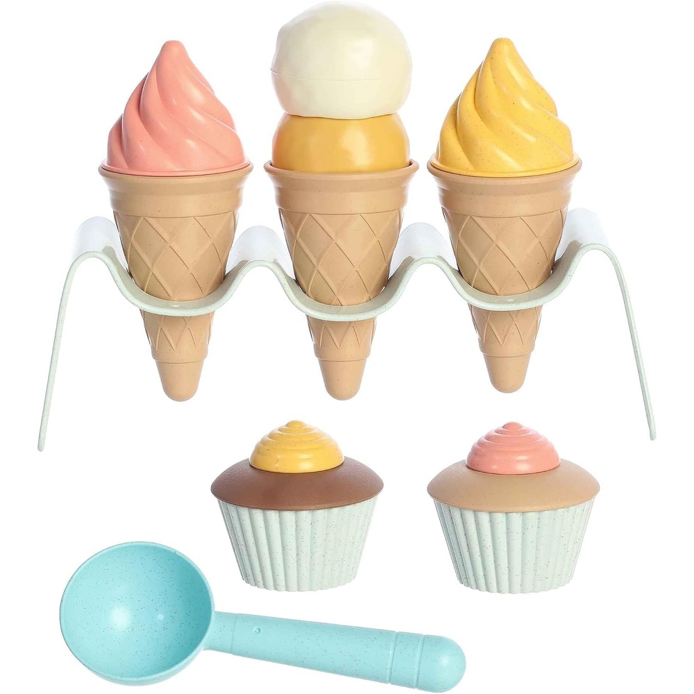 image:imageAurora Toys Versatile Wheatley Ice Cream and Cupcakes Set  Used to Create Exciting Storylines  for Creative Kids and Parents  Multicolor 15 Piece Set