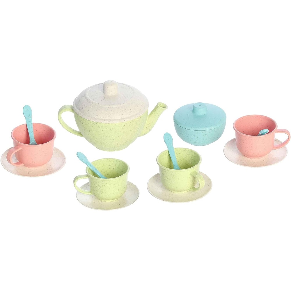 image:imageAurora Toys Versatile Wheatley Tea Set  Used to Create Exciting Storylines  for Creative Kids and Parents  Multicolor 16 Piece Set