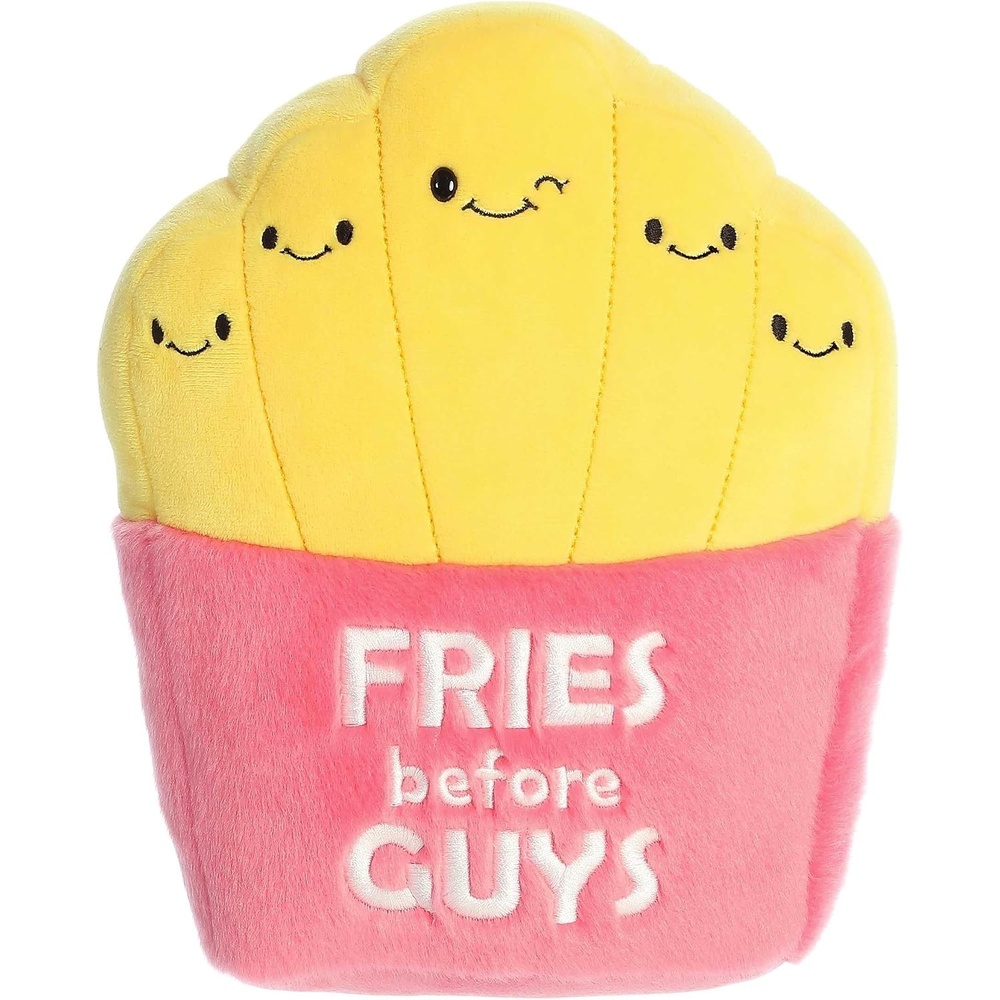 image:imageAurora Witty JUST Sayin Fries Before Guys Stuffed Animal  Expressive Characters for Decorative Charm  Quirky Birthday Gifts for Kids and Adults  Yellow 9 Inches