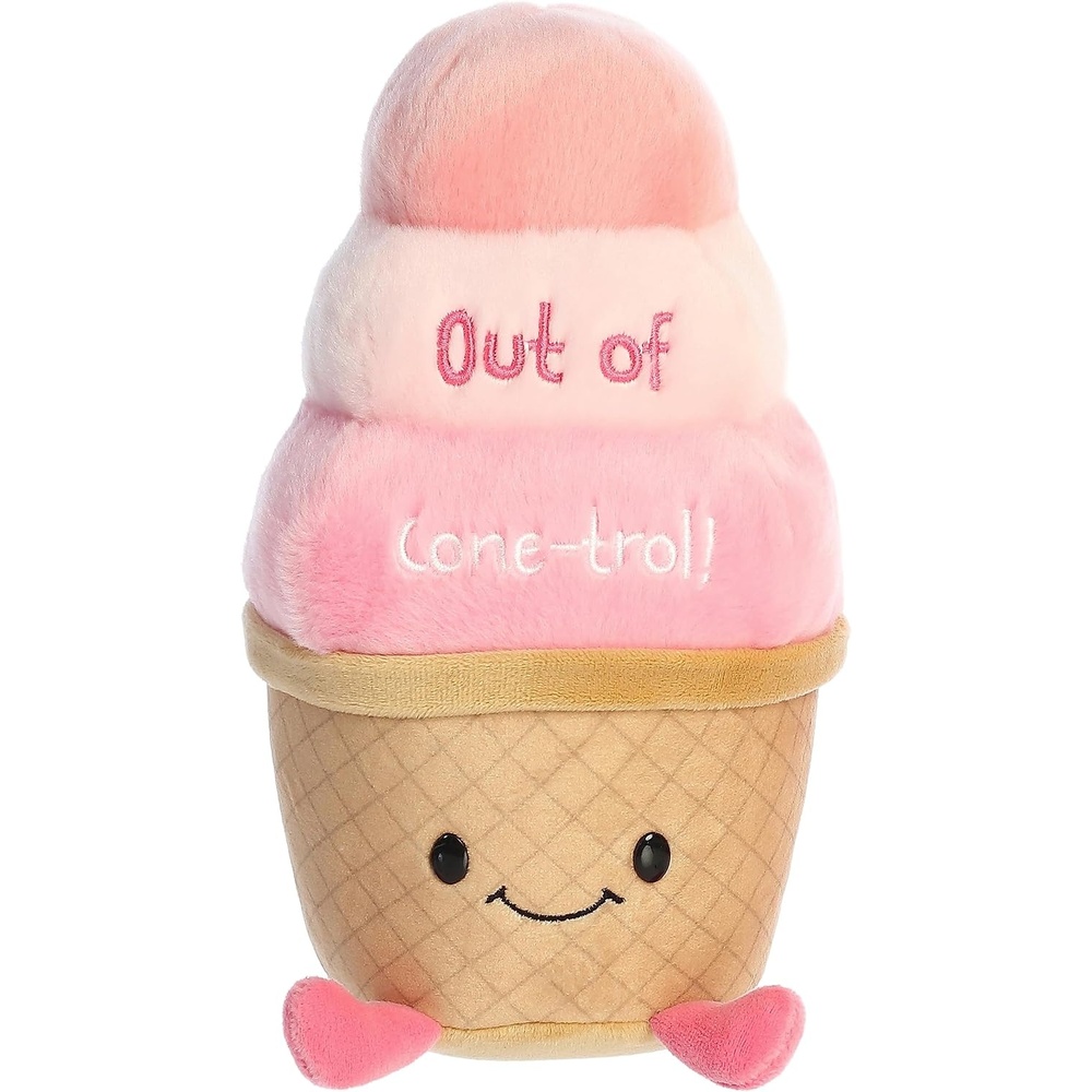 image:imageAurora Witty JUST Sayin Out of ConeTrol Stuffed Animal  Expressive Characters  Quirky Gift Ideas  Pink 9 Inches