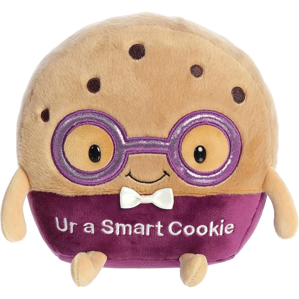 image:imageAurora Witty JUST Sayin Ur A Smart Cookie Stuffed Animal  Expressive Characters for Decorative Charm  Quirky Birthday Gifts for Kids and Adults  Brown 8 Inches