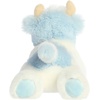 Aurora Adorable Mini Flopsie Billie Blueberry Cow Stuffed Animal – Mini Companions Ready for Playful Adventures – For Kids All Ages, Toddlers, Adults, and Families – Blue 8.5 Inches