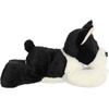 Aurora® Adorable Mini Flopsie™ Eva Boston Terrier™ Stuffed Animal – Mini Companions Ready for Playful Adventures – for Kids All Ages, Toddlers, Adults, and Families – Black 8 Inches