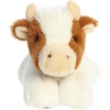 Aurora Adorable Mini Flopsie Grazy Guernsey Cow Stuffed Animal – Mini Companions Ready for Playful Adventures – For Kids All Ages, Toddlers, Adults, and Families – Brown 8.5 Inches