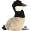Aurora Adorable Mini Flopsie Honks Canadian Goose Stuffed Animal – Mini Companions Ready for Playful Adventures – For Kids All Ages, Toddlers, Adults, and Families – Black and Gray 7 Inches