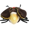 Aurora® Adorable Mini Flopsie™ Lux Firefly™ Stuffed Animal – Mini Companions Ready for Playful Adventures – for Kids All Ages, Toddlers, Adults, and Families – Brown 7.5 Inches