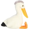 Aurora Adorable Mini Flopsie Perry Pelican Stuffed Animal – Mini Companions Ready for Playful Adventures – for Kids All Ages, Toddlers, Adults, and Families – White 8.5 Inches