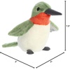Aurora® Adorable Mini Flopsie™ Ruby-Throated Hummingbird Stuffed Animal – Mini Companions Ready for Playful Adventures – for Kids All Ages, Toddlers, Adults, and Families – Green 7.5 Inches