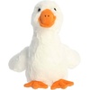 Aurora Adorable Mini Flopsie Waddles Goose Stuffed Animal – Mini Companions Ready for Playful Adventures – For Kids All Ages, Toddlers, Adults, and Families – White 7 Inches