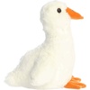 Aurora Adorable Mini Flopsie Waddles Goose Stuffed Animal – Mini Companions Ready for Playful Adventures – For Kids All Ages, Toddlers, Adults, and Families – White 7 Inches
