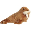 Aurora® Adorable Mini Flopsie™ Wallace Walrus™ Stuffed Animal – Mini Companions Ready for Playful Adventures – for Kids All Ages, Toddlers, Adults, and Families – Brown 8 Inches