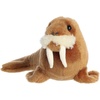 Aurora® Adorable Mini Flopsie™ Wallace Walrus™ Stuffed Animal – Mini Companions Ready for Playful Adventures – for Kids All Ages, Toddlers, Adults, and Families – Brown 8 Inches