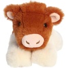 Aurora® Adorable Mini Flopsie™ Wyatt Longhorn Calf™ Stuffed Animal – Mini Companions Ready for Playful Adventures – for Kids All Ages, Toddlers, Adults, and Families – Brown 8 Inches