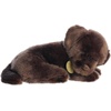 Aurora® Adorable Miyoni® Tots Sleepy Chocolate Lab Pup Stuffed Animal – Lifelike Details Make a Cherished Companion – Perfect for Decorating Bedrooms or Classrooms – 10 Inches