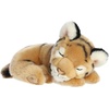Aurora® Adorable Miyoni® Tots Sleepy Tiger Cub Stuffed Animal – Lifelike Details Make a Cherished Companion – Perfect for Decorating Bedrooms or Classrooms – Brown 10.5 Inches