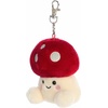 Aurora® Adorable Palm Pals™ Amanita Mushroom™ Clip-On- Fun Collectible Plush for Kids and Adult Collectors – Perfect for Backpacks and Birthday Gifts – Red 4 Inches