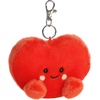 Aurora® Adorable Palm Pals™ Amore Heart™ Clip-On – Fun Collectible Plush for Kids and Adult Collectors – Perfect for Decorating Rooms and Birthday Gifts – Red 4 Inches