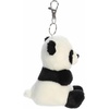 Aurora® Adorable Palm Pals™ Bamboo Panda™ Clip-On- Fun Collectible Plush for Kids and Adult Collectors – Perfect for Backpacks and Birthday Gifts – White 4 Inches