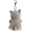 Aurora® Adorable Palm Pals™ Busky Husky™ Clip-On – Fun Collectible Plush for Kids and Adult Collectors – Perfect for Decorating Rooms and Birthday Gifts – Gray 4 Inches