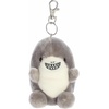 Aurora® Adorable Palm Pals™ Chomps Shark™ Clip-On- Fun Collectible Plush for Kids and Adult Collectors – Perfect for Backpacks and Birthday Gifts – Gray 4 Inches