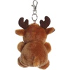 Aurora® Adorable Palm Pals™ Cinnamon Moose™ Clip-On – Fun Collectible Plush For Kids and Adult Collectors – Perfect for Decorating Rooms and Birthday Gifts – Brown 4.5 Inches