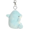 Aurora® Adorable Palm Pals™ Clicks Dolphin™ Clip-On – Fun Collectible Plush For Kids and Adult Collectors – Perfect for Decorating Rooms and Birthday Gifts – Blue 4.5 Inches