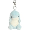 Aurora® Adorable Palm Pals™ Clicks Dolphin™ Clip-On – Fun Collectible Plush For Kids and Adult Collectors – Perfect for Decorating Rooms and Birthday Gifts – Blue 4.5 Inches