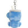 Aurora Adorable Palm Pals Cliff Travel Cup Clip-On – Fun Collectible Plush for Kids and Adult Collectors – Perfect for Decorating Rooms and Birthday Gifts – Blue 4 Inches