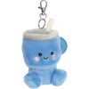Aurora Adorable Palm Pals Cliff Travel Cup Clip-On – Fun Collectible Plush for Kids and Adult Collectors – Perfect for Decorating Rooms and Birthday Gifts – Blue 4 Inches