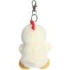 Aurora® Adorable Palm Pals™ Cooper Chicken™ Clip-On – Fun Collectible Plush for Kids and Adult Collectors – Perfect for Decorating Rooms and Birthday Gifts – White 4 Inches