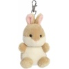 Aurora® Adorable Palm Pals™ Ella Bunny™ Clip-On- Fun Collectible Plush for Kids and Adult Collectors – Perfect for Backpacks and Birthday Gifts – Brown 4 Inches