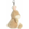 Aurora® Adorable Palm Pals™ Ella Bunny™ Clip-On- Fun Collectible Plush for Kids and Adult Collectors – Perfect for Backpacks and Birthday Gifts – Brown 4 Inches