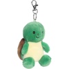 Aurora Adorable Palm Pals Honu Sea Turtle Clip-On – Fun Collectible Plush for Kids and Adult Collectors – Perfect for Decorating Rooms and Birthday Gifts – Green 4 Inches
