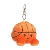 Aurora® Adorable Palm Pals™ Hoops Basketball™ Clip-On – Fun Collectible Plush For Kids and Adult Collectors – Perfect for Decorating Rooms and Birthday Gifts – Orange 4 Inches