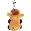 Aurora® Adorable Palm Pals™ Hubert Highland Cow™ Clip-On – Fun Collectible Plush for Kids and Adult Collectors – Perfect for Decorating Rooms and Birthday Gifts – Brown 4.5 Inches