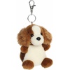 Aurora® Adorable Palm Pals™ Lady Spaniel™ Clip-On – Fun Collectible Plush for Kids and Adult Collectors – Perfect for Decorating Rooms and Birthday Gifts – Brown 4 Inches