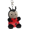 Aurora Adorable Palm Pals Lil Spots Ladybug Clip-On – Fun Collectible Plush for Kids and Adult Collectors – Perfect for Decorating Rooms and Birthday Gifts – Red 4 Inches