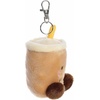 Aurora® Adorable Palm Pals™ Milky Tea Boba™ Clip-On – Fun Collectible Plush for Kids and Adult Collectors – Perfect for Decorating Rooms and Birthday Gifts – Brown 4 Inches