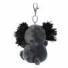 Aurora® Adorable Palm Pals™ Onyx Axolotl™ Clip-On – Fun Collectible Plush for Kids and Adult Collectors – Perfect for Decorating Rooms and Birthday Gifts – Black 4 Inches
