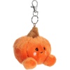 Aurora Adorable Palm Pals Paisley Pumpkin Clip-On – Fun Seasonal Plush for Kids and Adult Collectors – Perfect for Harvest Decorations or Gifts – Orange 4 Inches