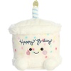 Aurora® Adorable Palm Pals™ Party Sized Happy B’Day Cake™ Stuffed Animal – Fun Collectible Plush for Kids and Adult Collectors – Perfect for Decorating Rooms and Birthday Gifts – White 6.5 Inches