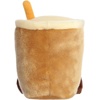 Aurora® Adorable Palm Pals™ Party Sized Milky Tea Boba™ Stuffed Animal – Fun Collectible Plush for Kids and Adult Collectors – Perfect for Decorating Rooms and Birthday Gifts – Brown 7.5 Inches
