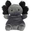 Aurora® Adorable Palm Pals™ Party Sized Onyx Axolotl™ Stuffed Animal – Fun Collectible Plush for Kids and Adult Collectors – Perfect for Decorating Rooms and Birthday Gifts – Black 8 Inches