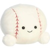 Aurora Adorable Palm Pals Party Sized Slugger Baseball Stuffed Animal – Fun Characters Now in Bigger Sizes – Perfect for Decorating Rooms and Birthday Gifts – White 7 Inches