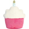 Aurora Adorable Palm Pals Party Sized Sparkle Birthday Cupcake Stuffed Animal – Fun Characters Now in Bigger Sizes – Perfect for Decorating Rooms and Birthday Gifts – Pink 7 Inches